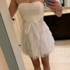 Teeze Me Off-White Fun Formal Dress Size 3 NWTs